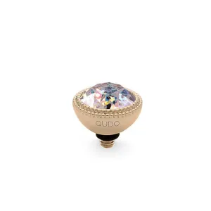 Qudo Fabero 11mm Gold Topper - White Patina