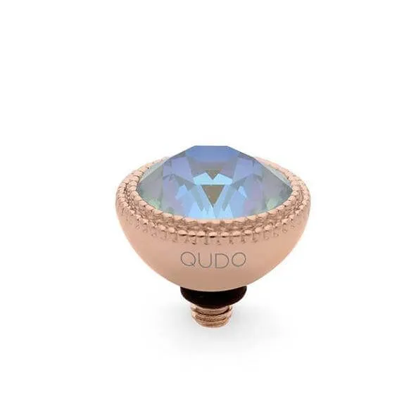 Qudo Fabero 11mm Rose Gold Topper - Serene Gray Delite