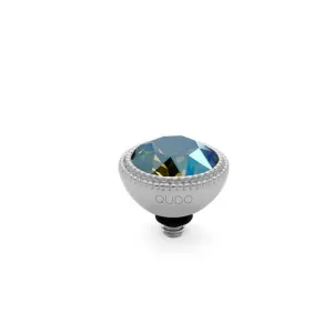 Qudo Fabero 11mm Silver Topper - Erinite Shimmer