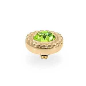 Qudo Ghiare 11mm Gold Topper - Citrus Green