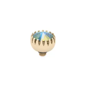 Qudo London 8mm Gold Topper - Aurora Boreale