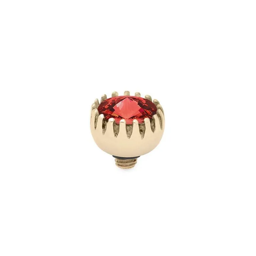 Qudo London 8mm Gold Topper - Light Siam