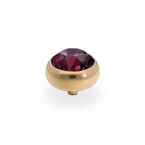 Qudo Sesto 10mm Gold Topper - Amethyst