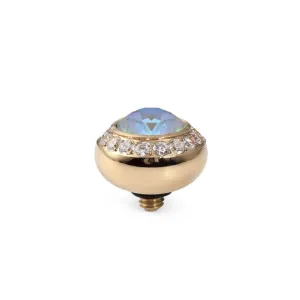 Qudo Tondo Deluxe 10mm Gold Topper - Serene Gray Delite