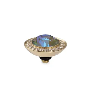 Qudo Tondo Deluxe 13mm Gold Topper - Army Green Delite