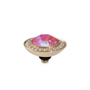Qudo Tondo Deluxe 13mm Gold Topper - Lotus Pink Delite