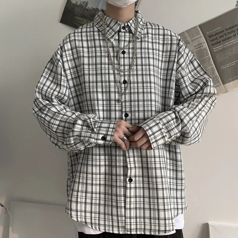"PLAID COAT" LONG-SLEEVED SHIRT S031101
