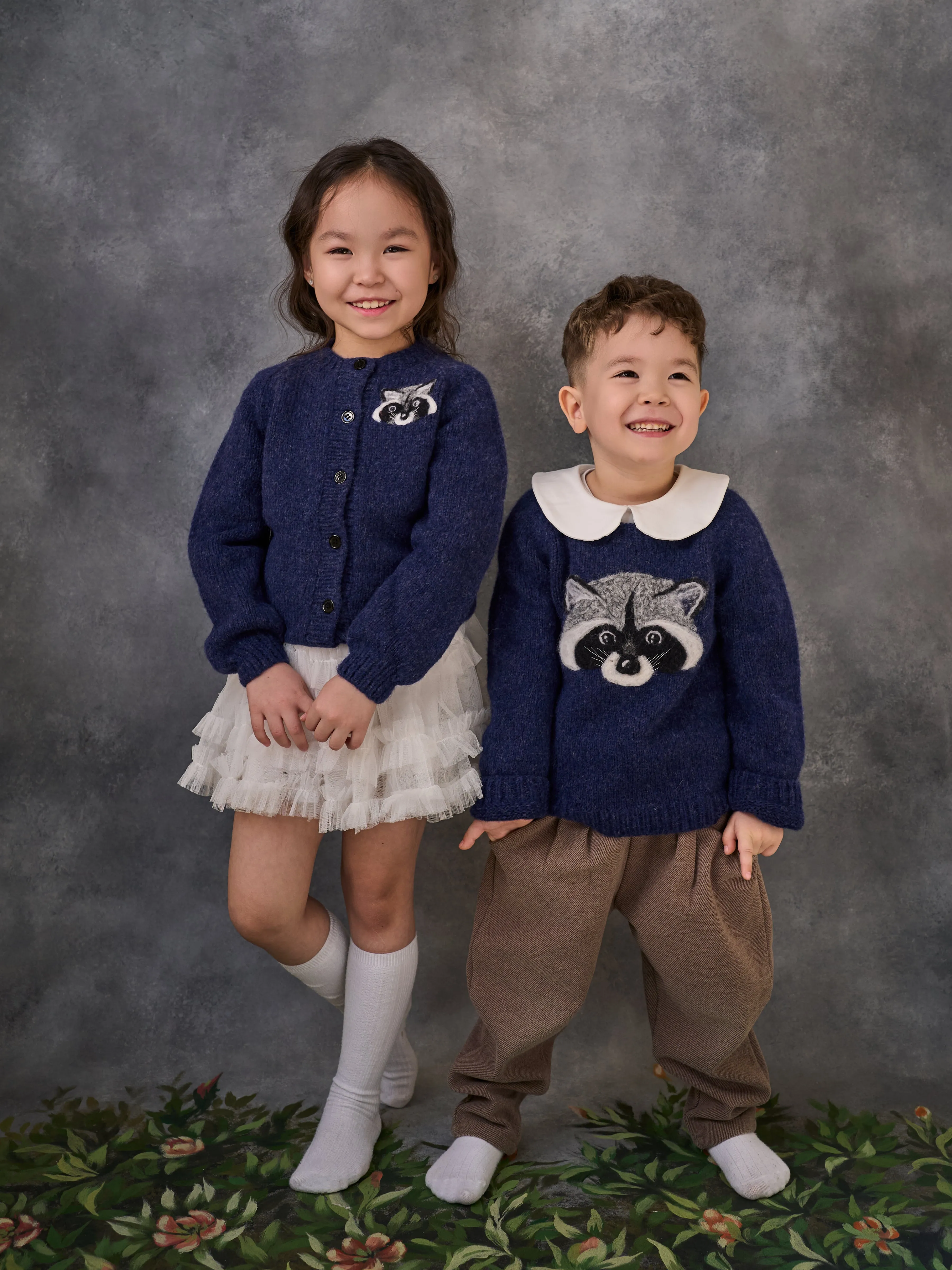 Raccoon jumper | Dark blue