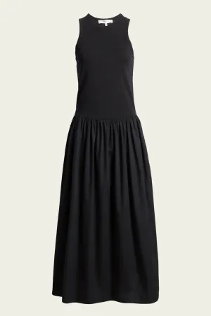 Racer Tank Dress in Black