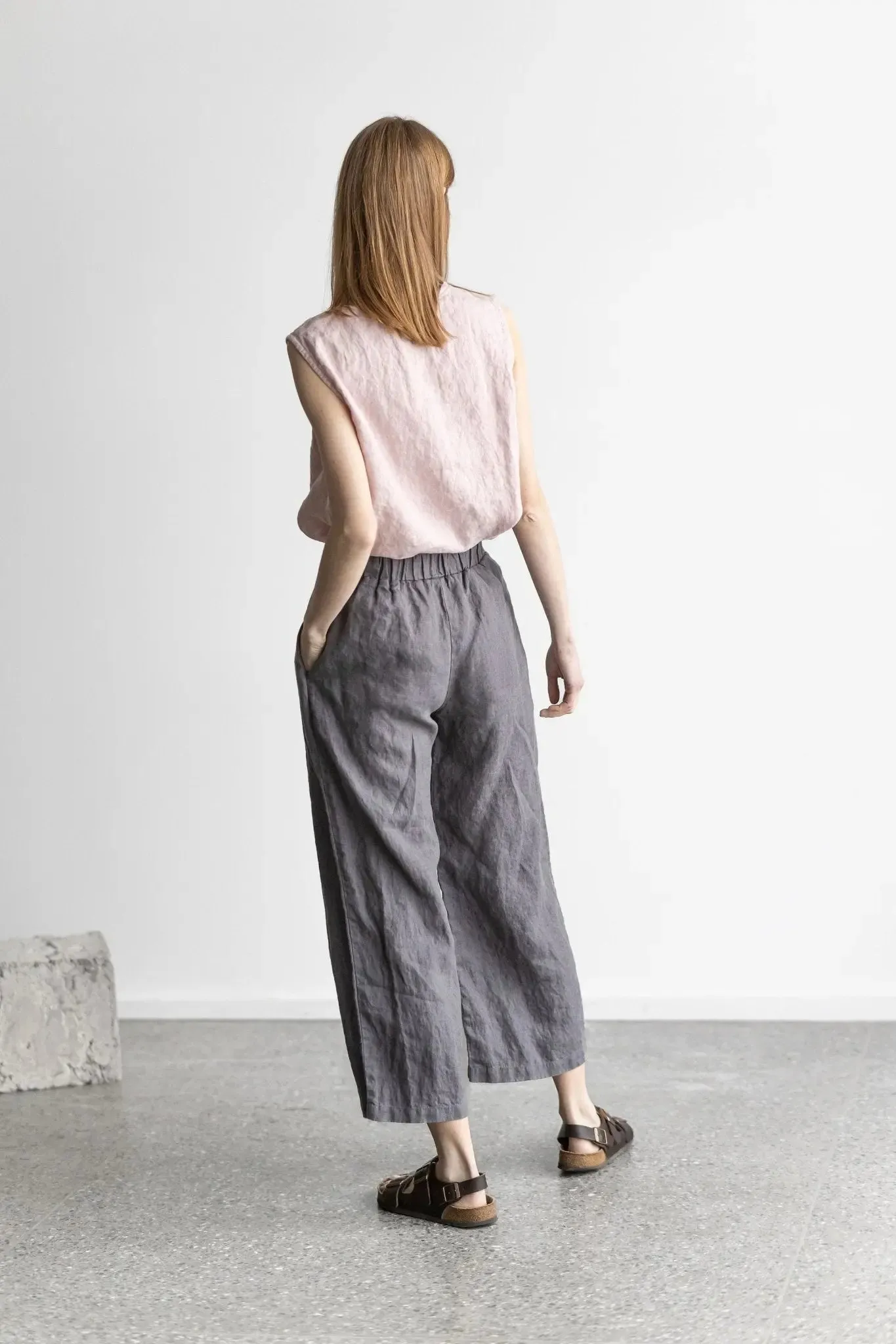 READY TO SHIP Loose Linen Pants