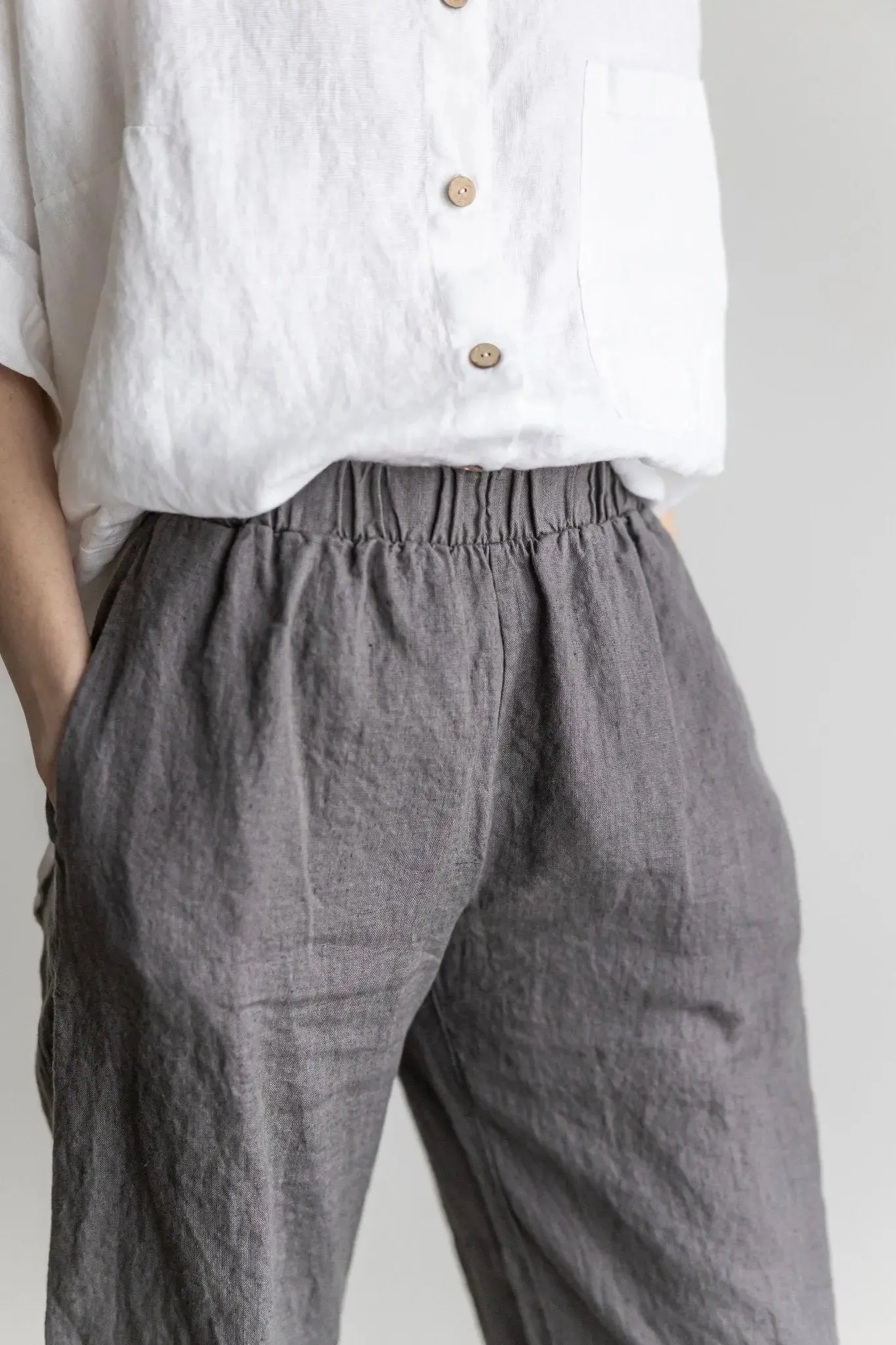 READY TO SHIP Loose Linen Pants