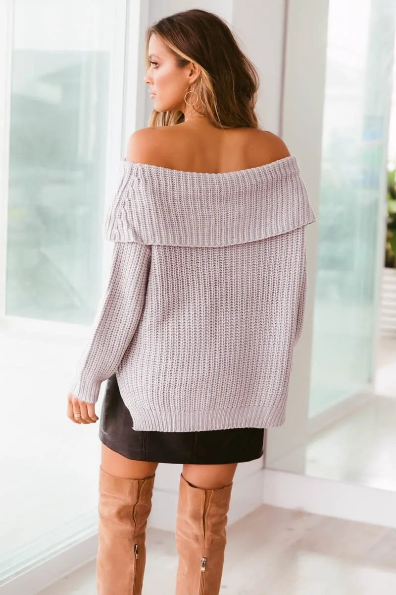 Reece Off Shoulder Knit