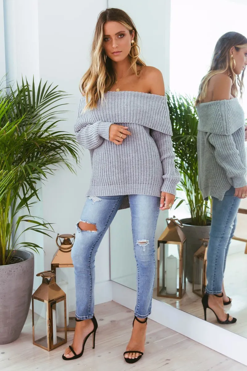 Reece Off Shoulder Knit