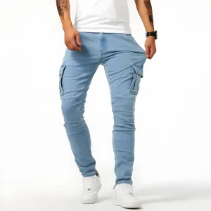 Rigor™ | Stretchable Denim Cargo Pants