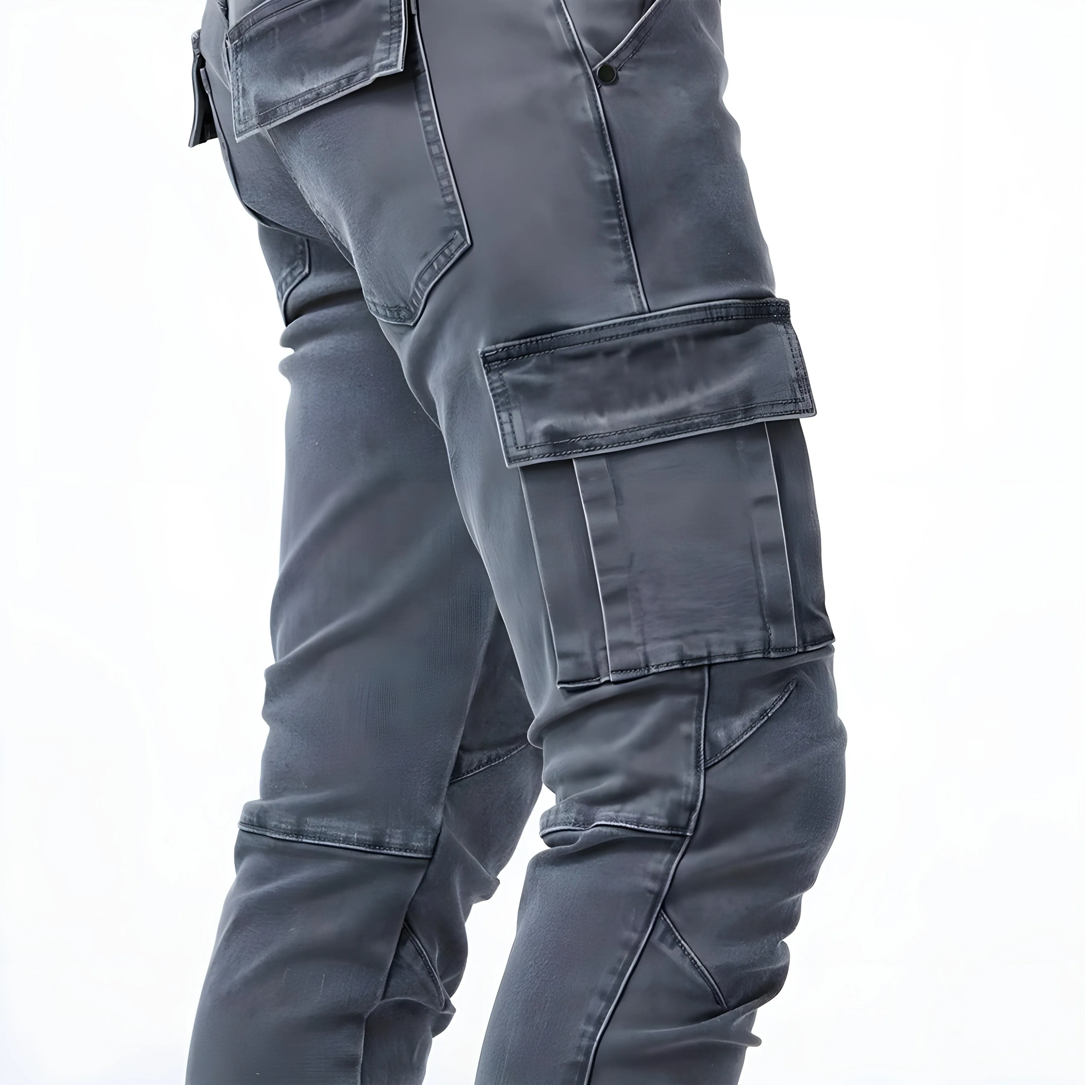 Rigor™ | Stretchable Denim Cargo Pants