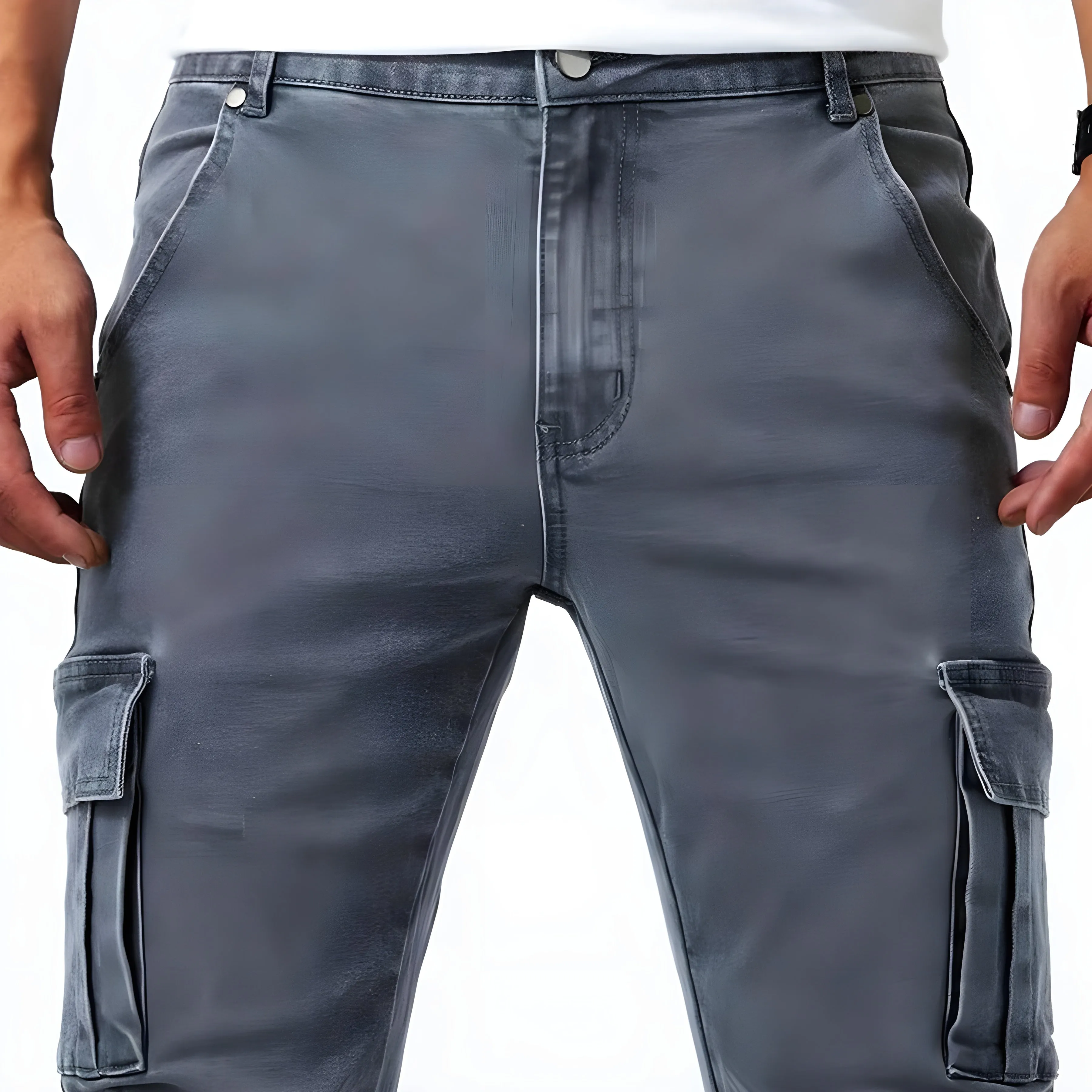 Rigor™ | Stretchable Denim Cargo Pants