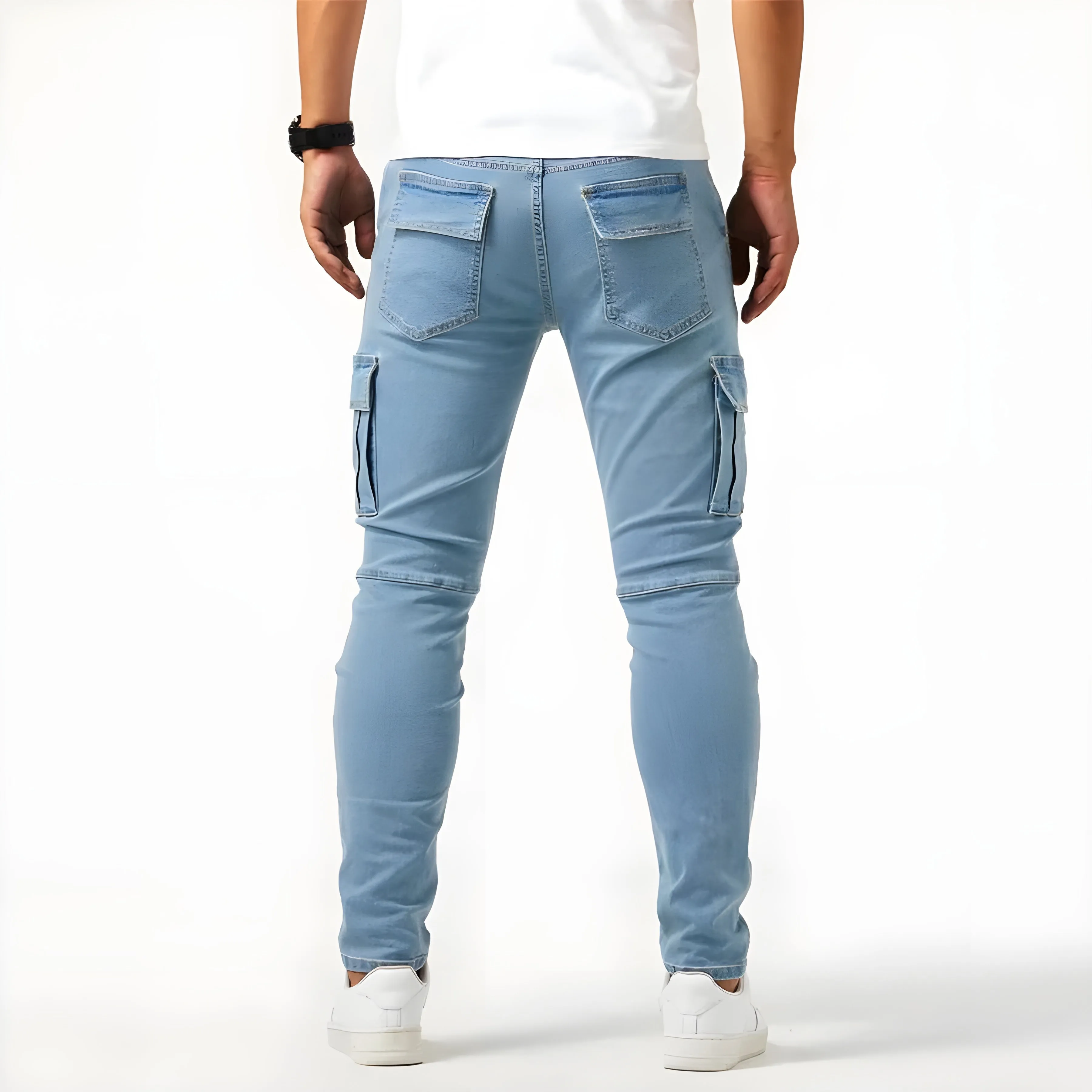 Rigor™ | Stretchable Denim Cargo Pants