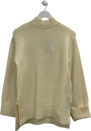 River Island Yellow Side Split Jumper UK XS