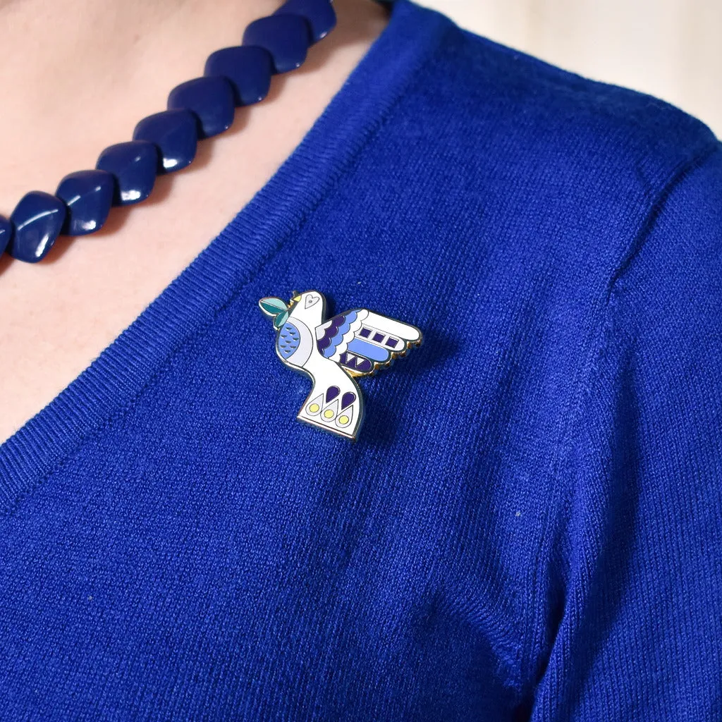 Royal Blue V Neck Cardigan