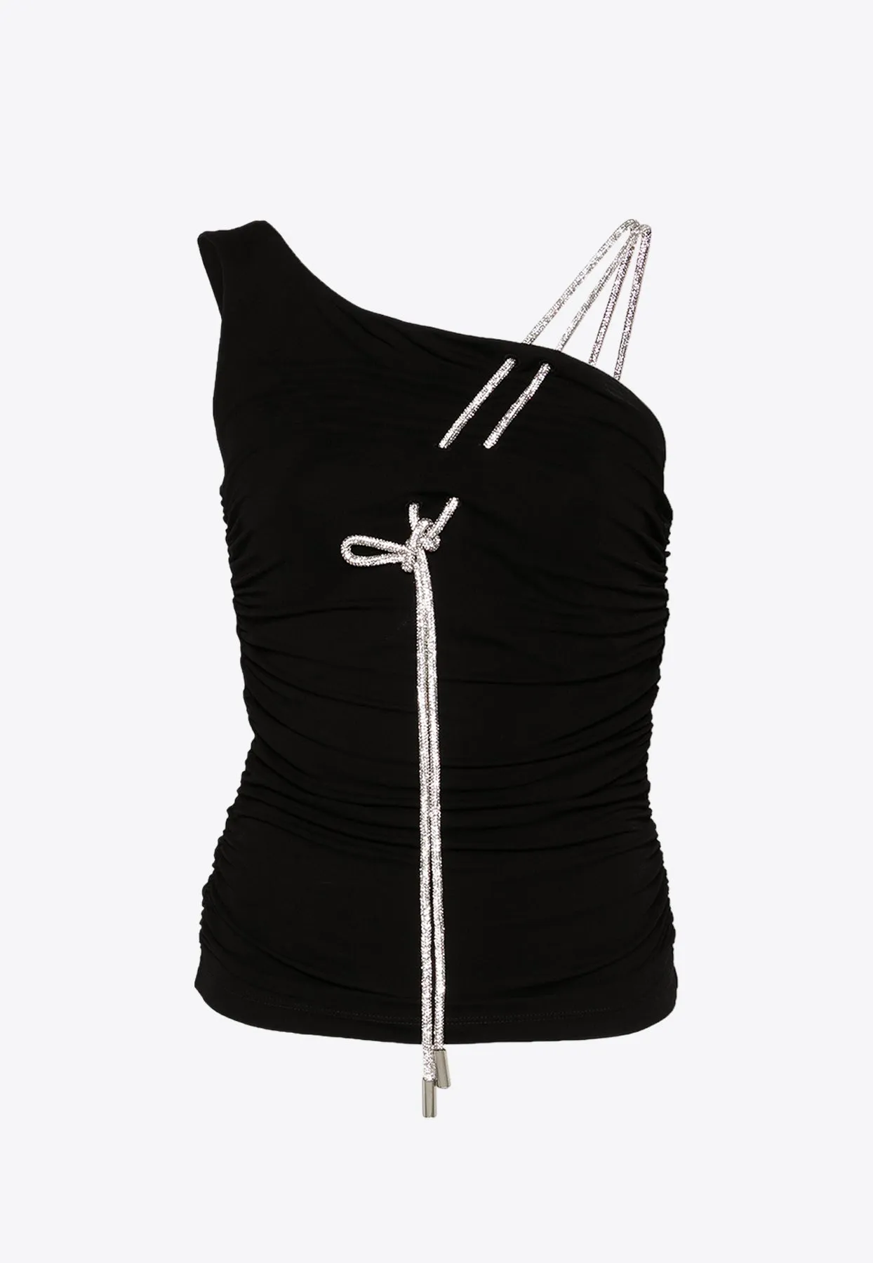 Ruched One-Shoulder Top