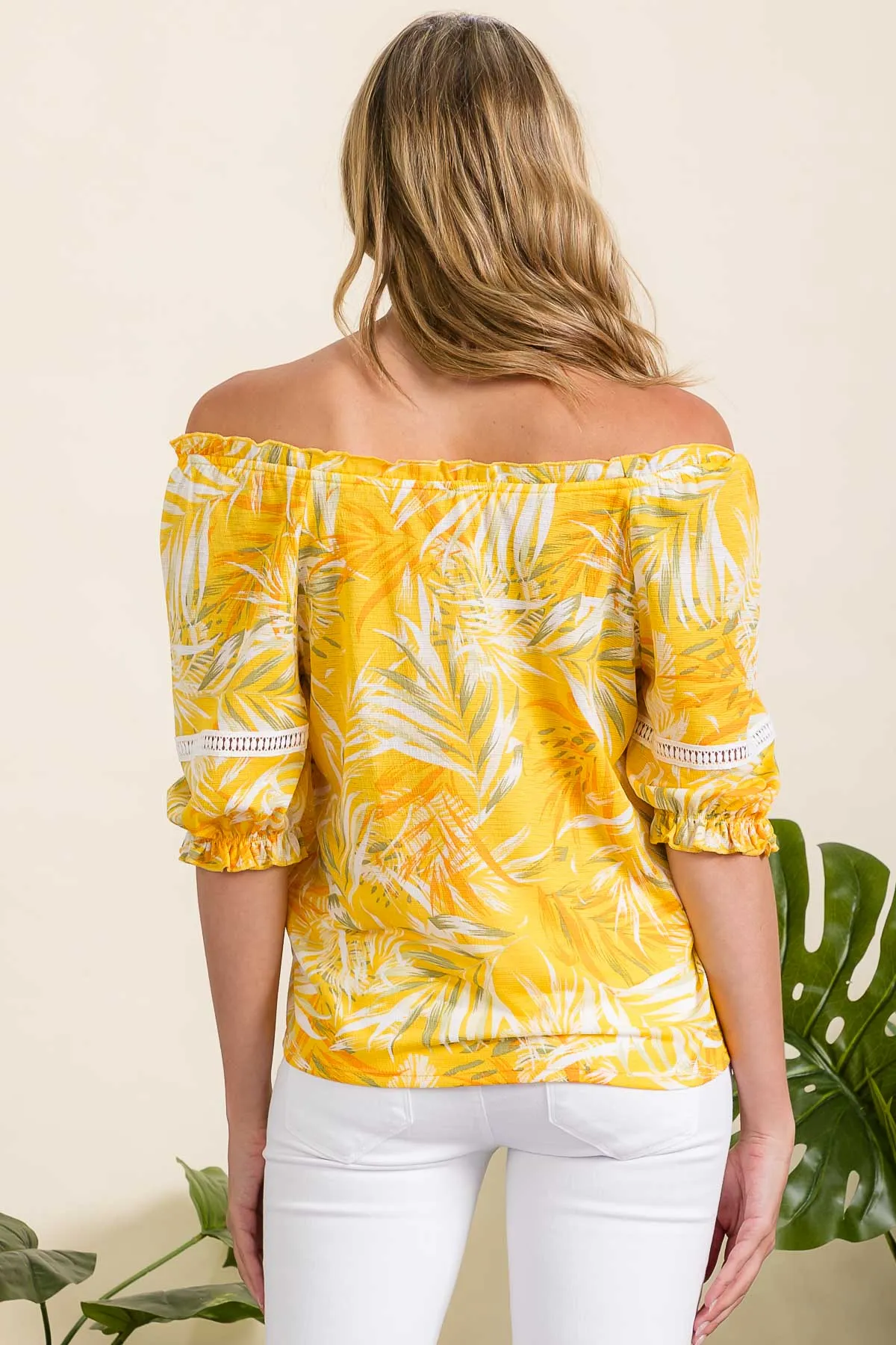 RUFFLE DETAIL PEASANT