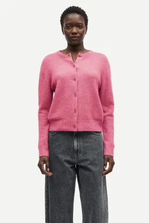 Samsoe Samsoe Nor Short Cardigan - Rose Wine