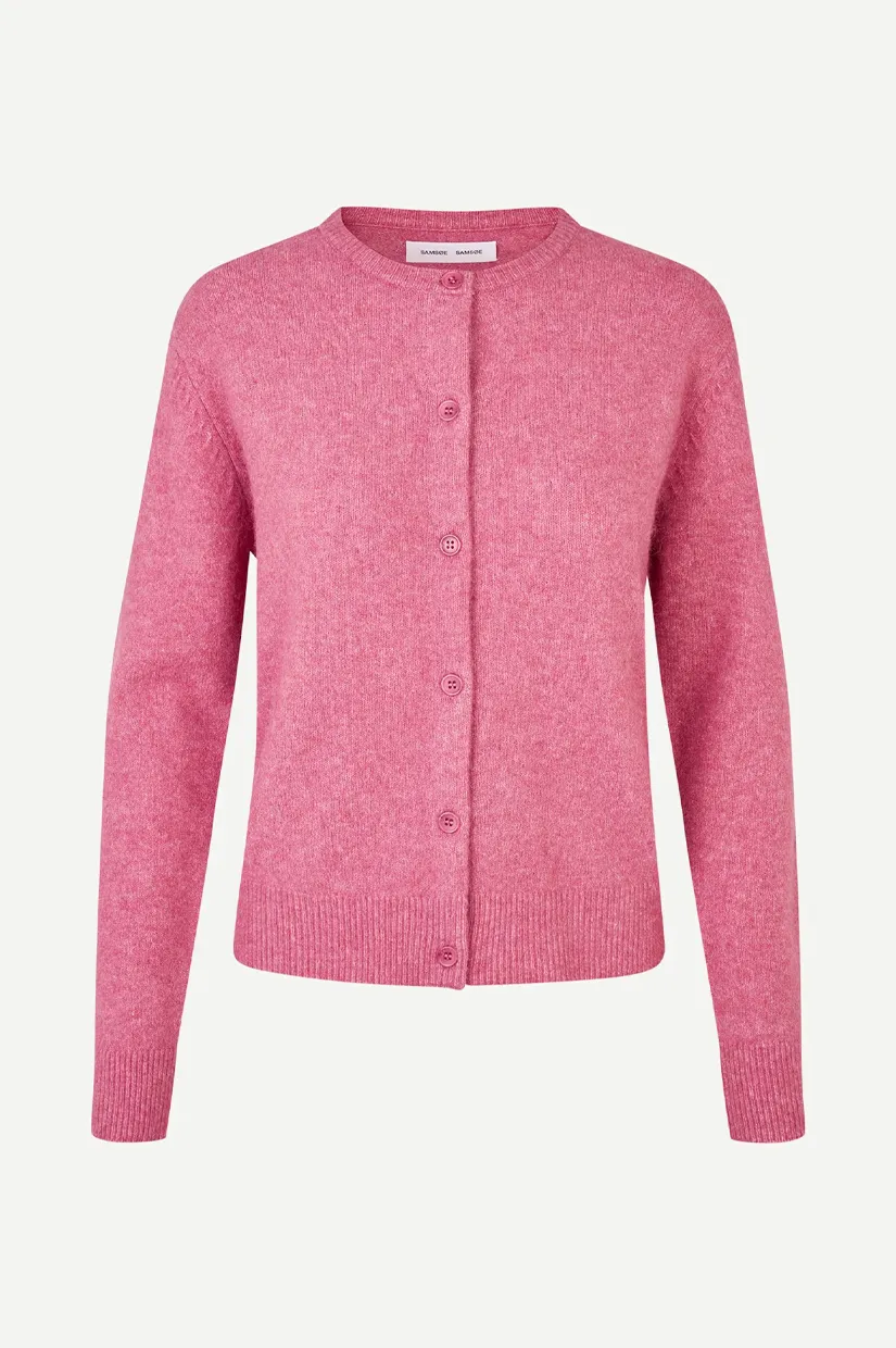 Samsoe Samsoe Nor Short Cardigan - Rose Wine