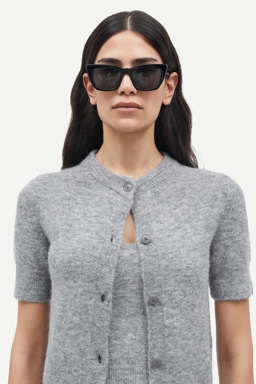 Samsoe Samsoe Sanoura SS Cardigan - Grey Mel