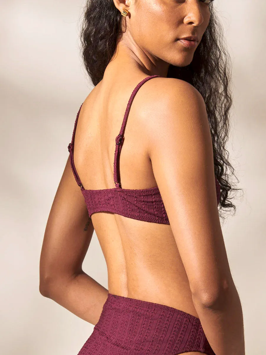 SARA | Tie Front Top