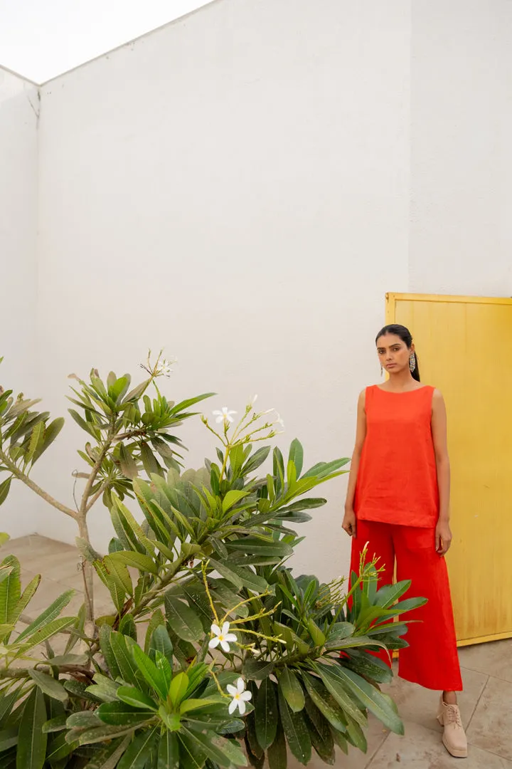Scarlet Linen Co-Ord