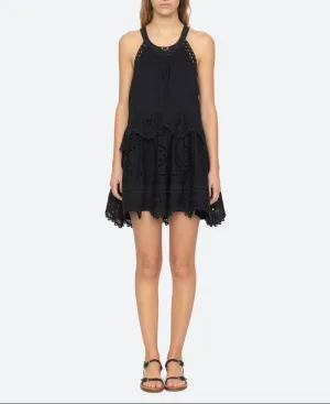 Sea Dahlia Eyelet Tank Dress