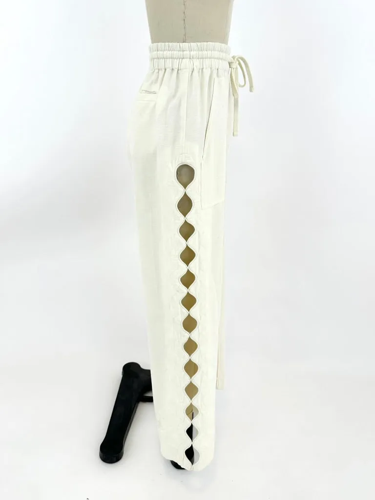 Sea Scallop Cutout Pants