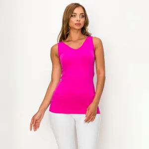 Seamless Reversible Tank Top- Rose Violet