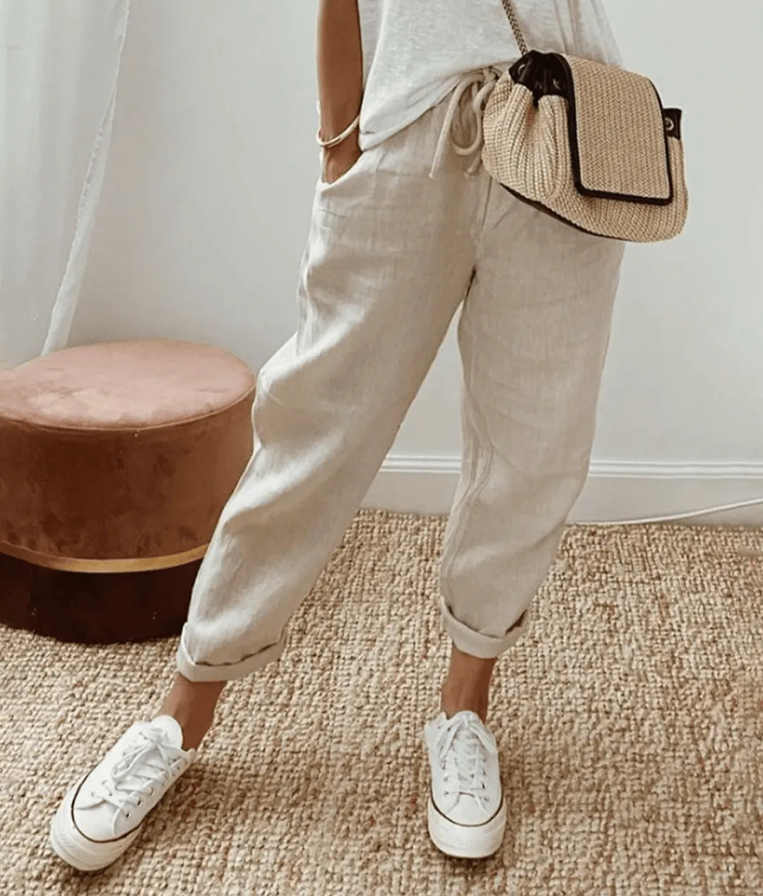 Serene | Elegant Cotton/Linen Pants