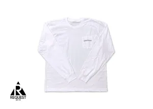 Shoulder Logo L/S Tee "White"