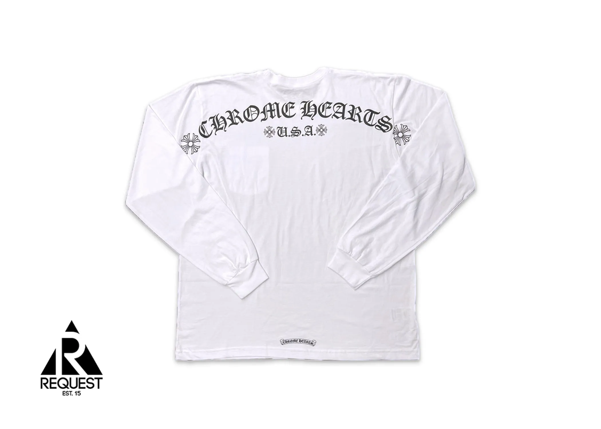 Shoulder Logo L/S Tee "White"