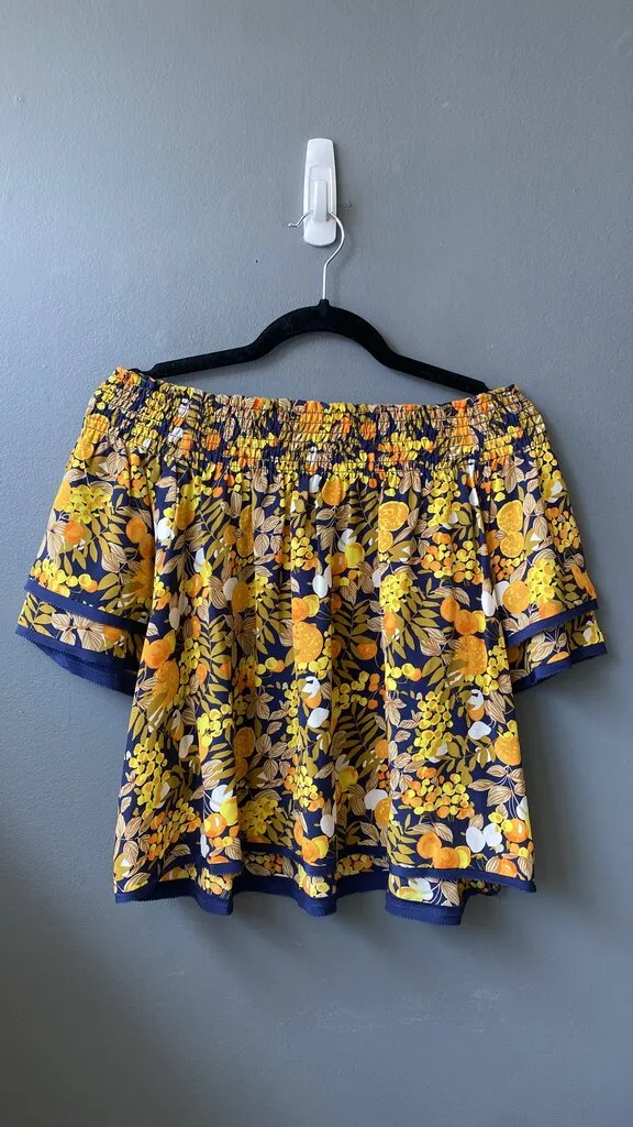 Silk Off the Shoulder Blouse