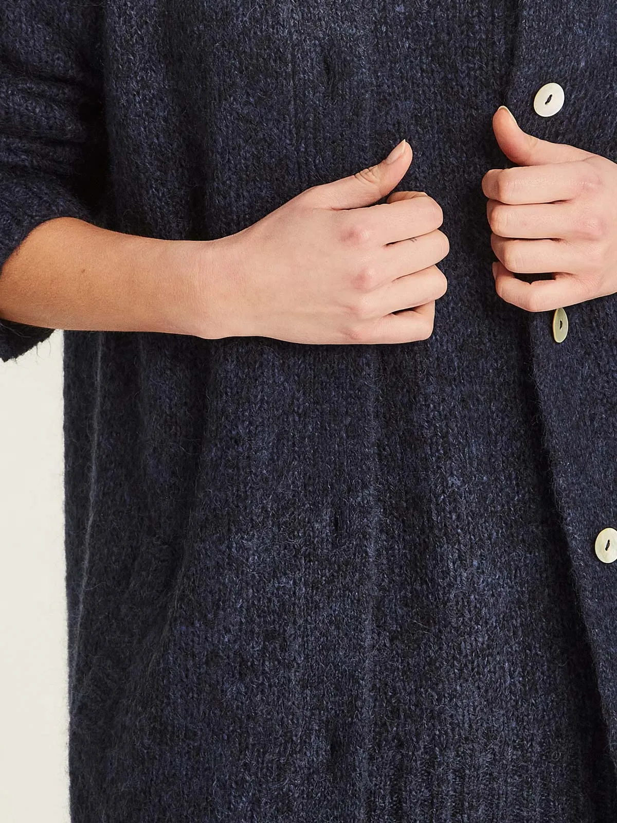 Sills Elk Cardigan - Moon Shadow