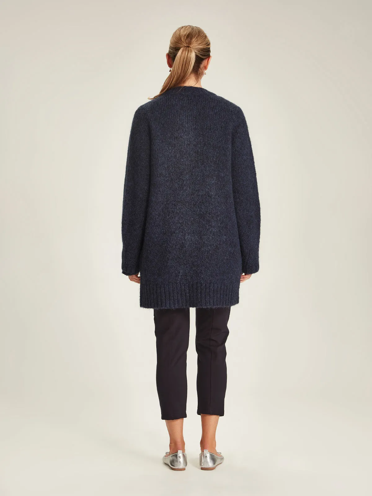 Sills Elk Cardigan - Moon Shadow