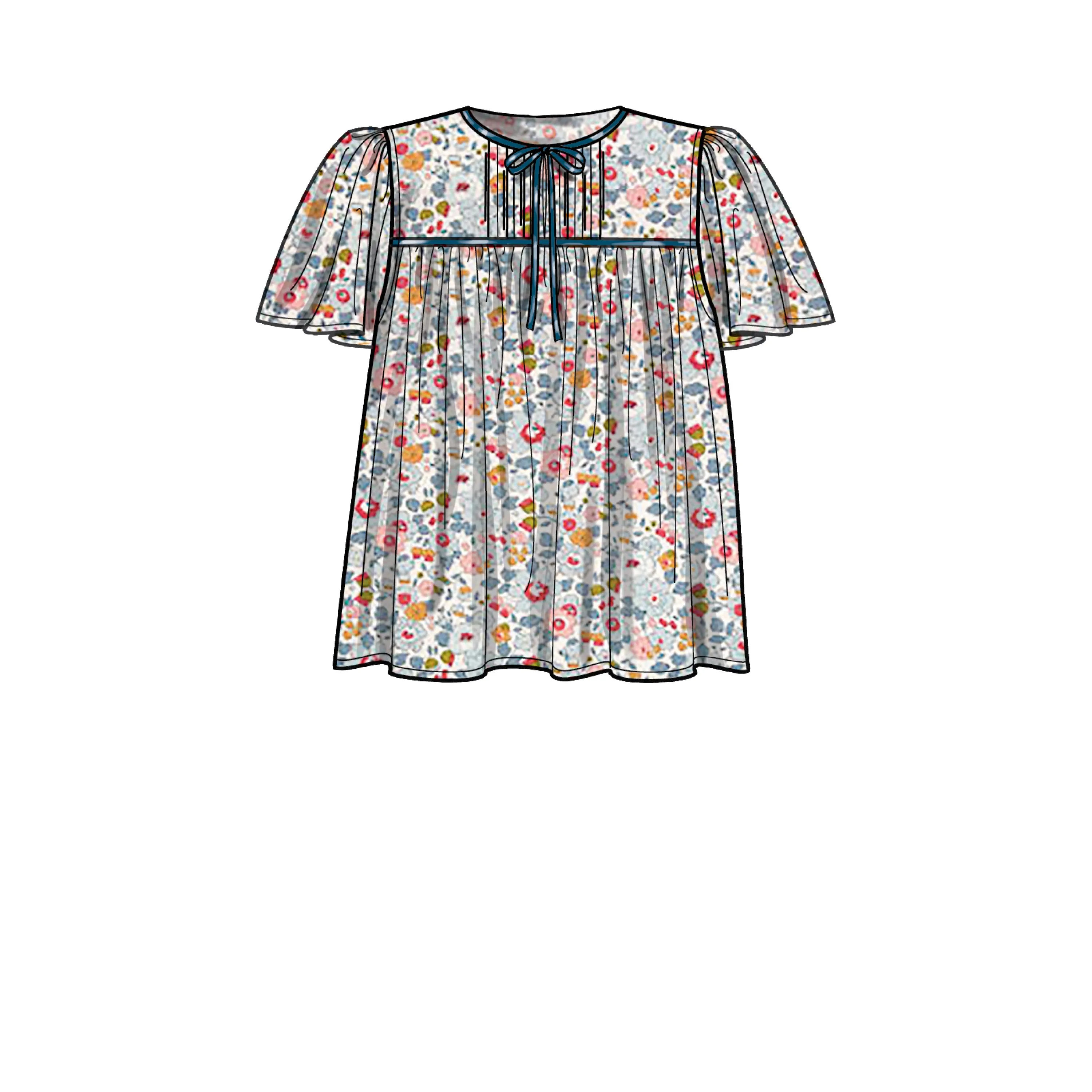 Simplicity Pattern 9546 Misses' Tops