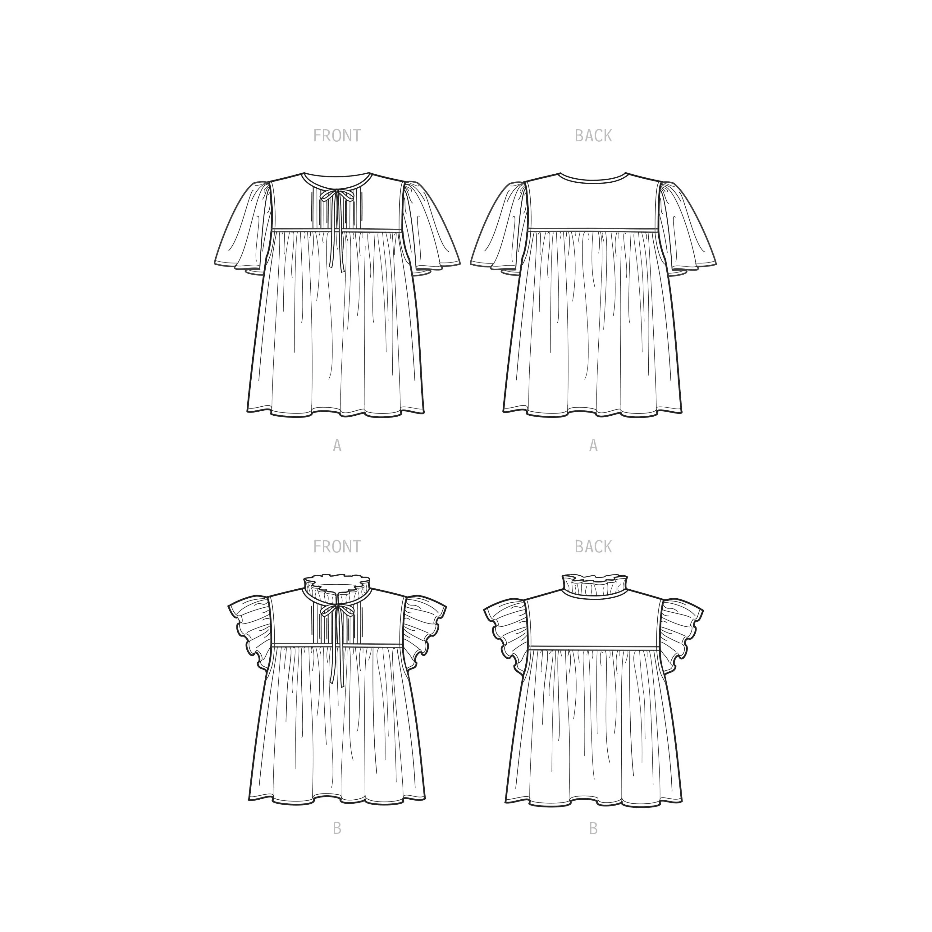 Simplicity Pattern 9546 Misses' Tops