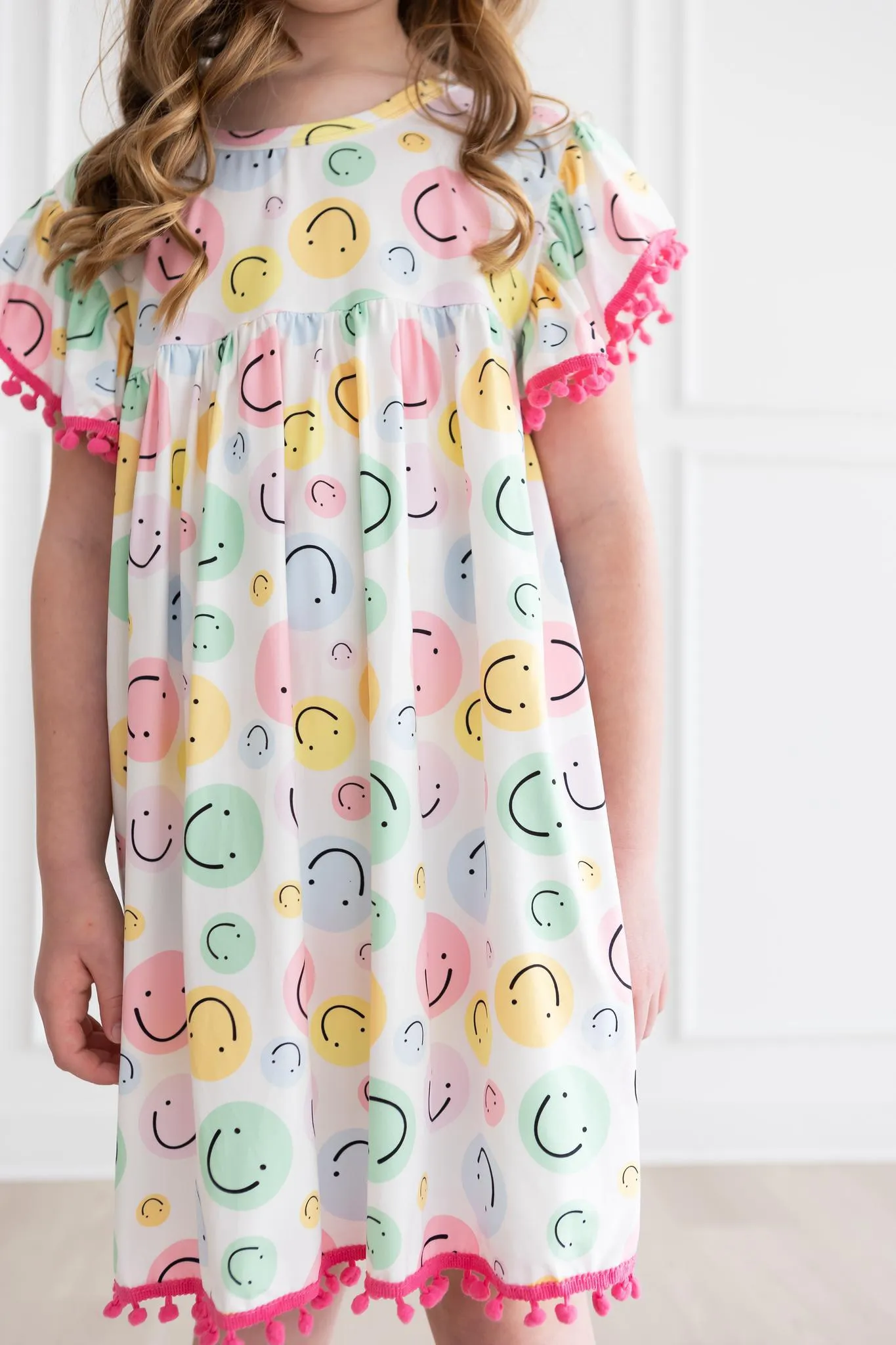 Smile in Style Pom Pom Dress