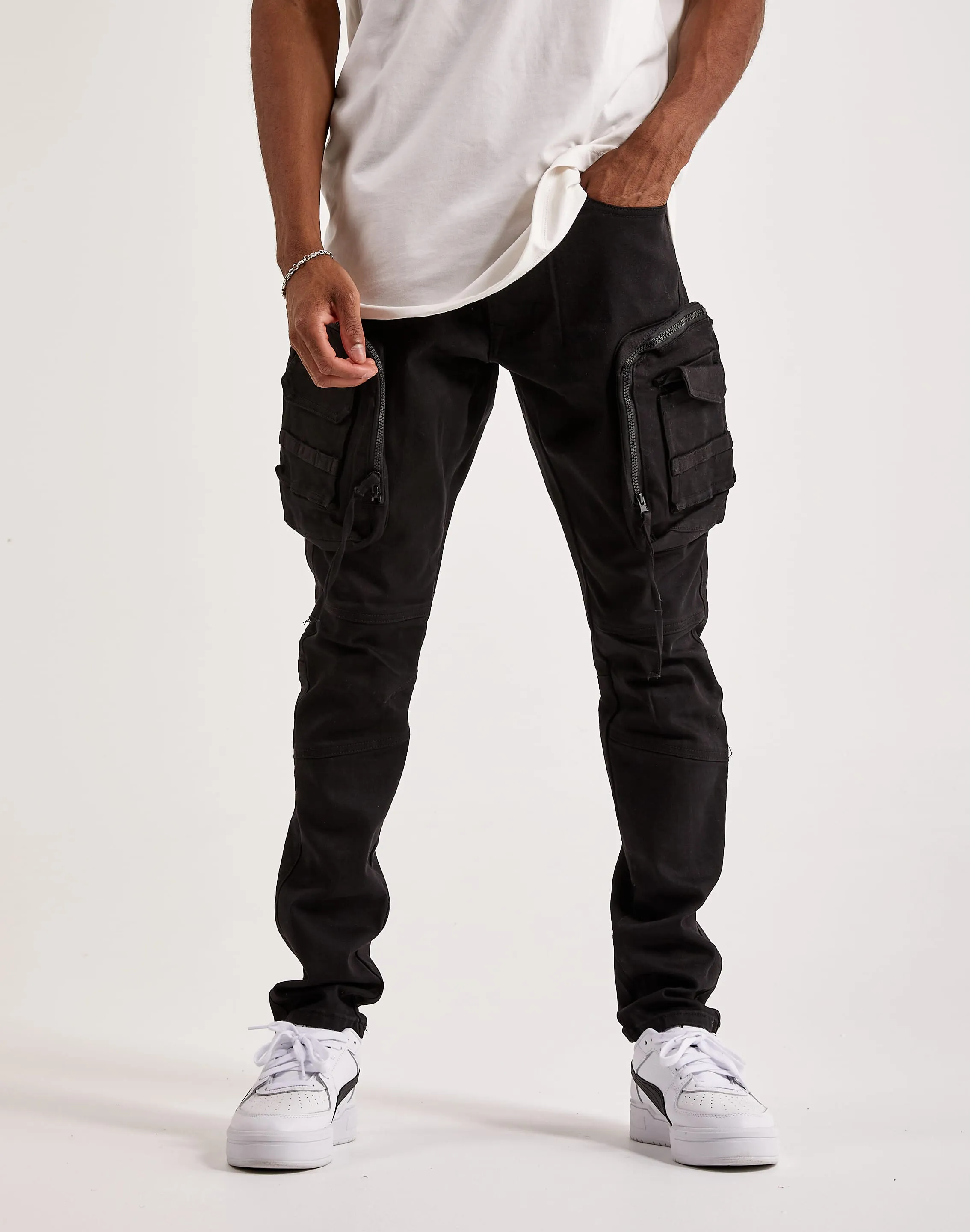 Smoke Rise Twill Moto Cargo Pants