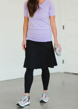 Snoga Black Ballet Athletic Skirt