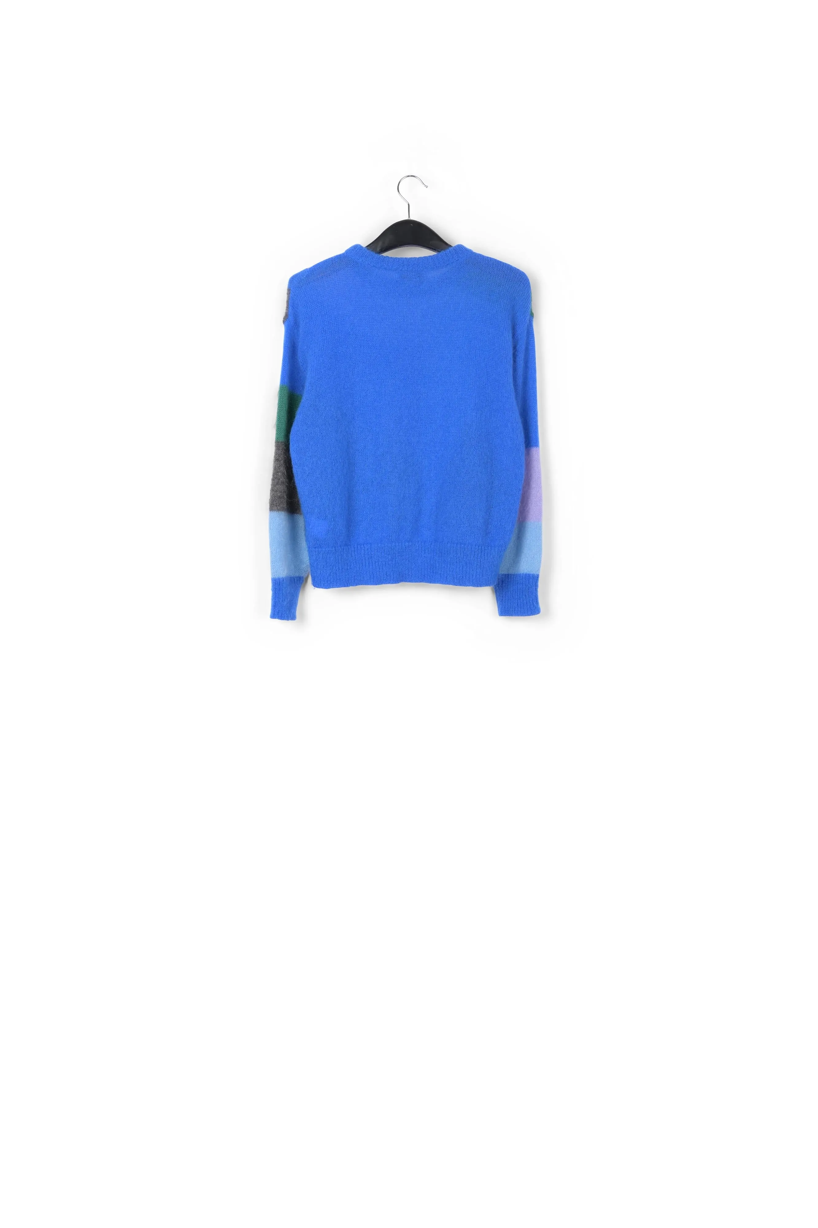 Soft and colorful mohair-blend sweater
