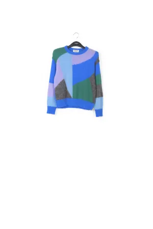Soft and colorful mohair-blend sweater