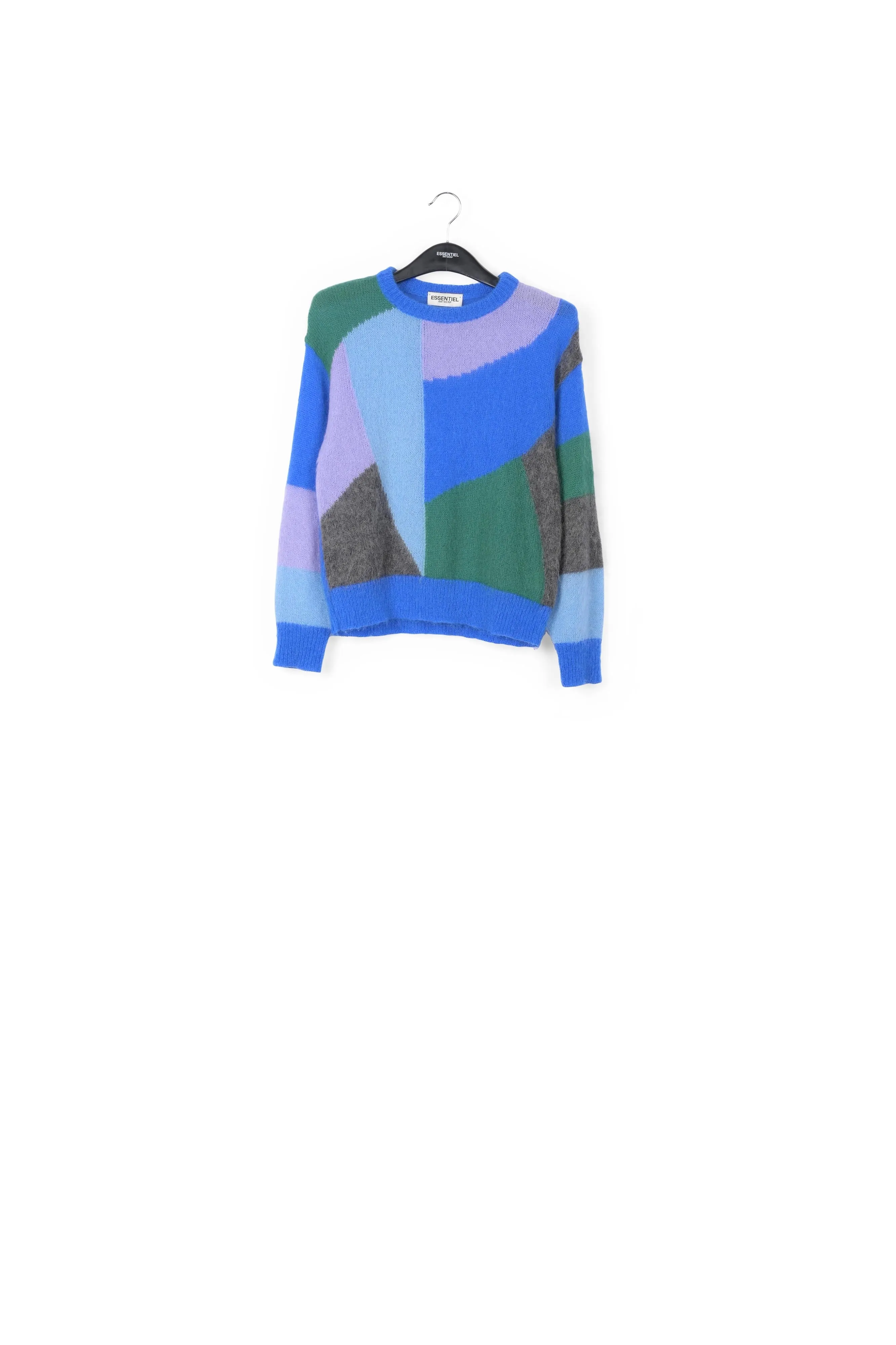 Soft and colorful mohair-blend sweater