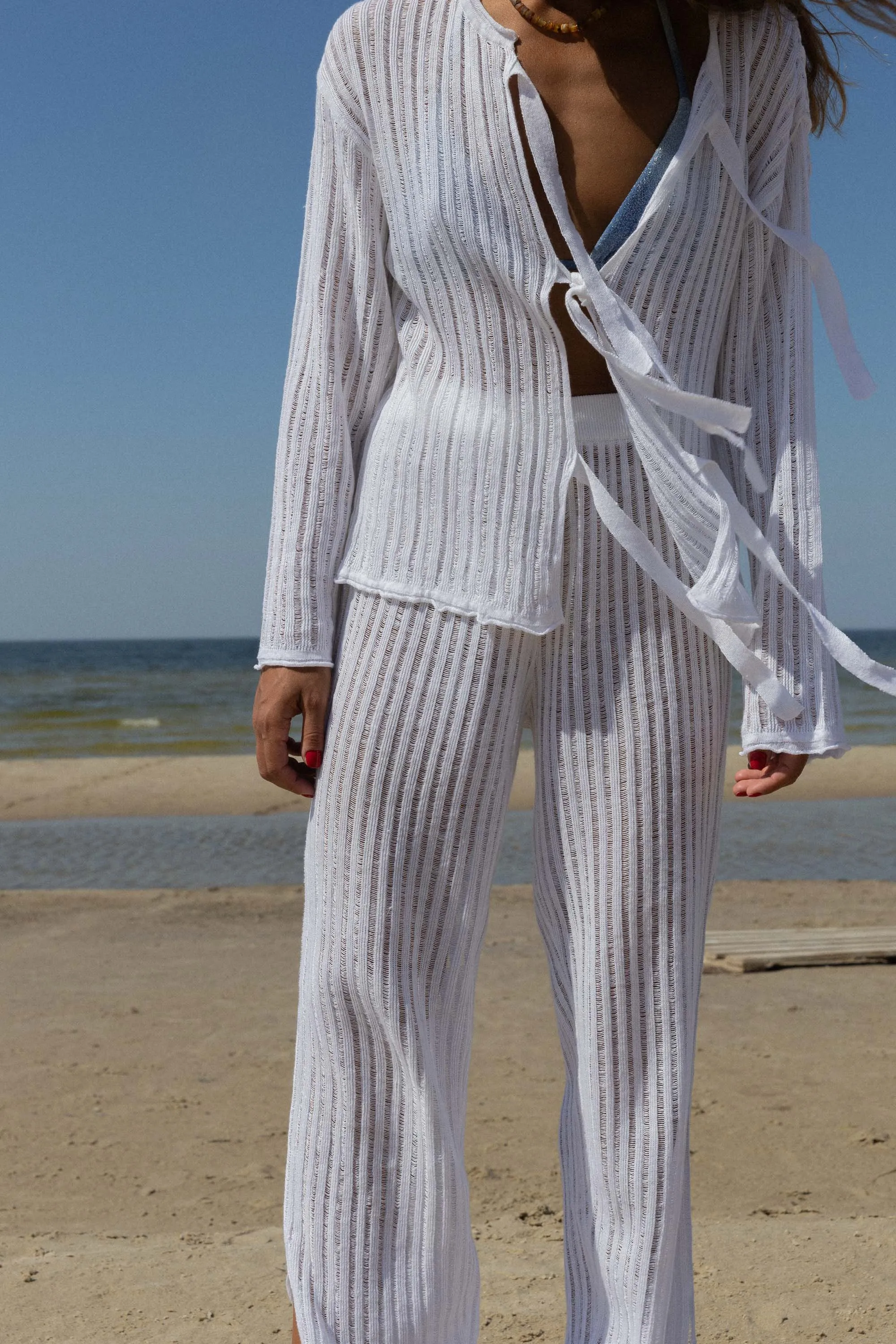 Sole Linen Co-ord White