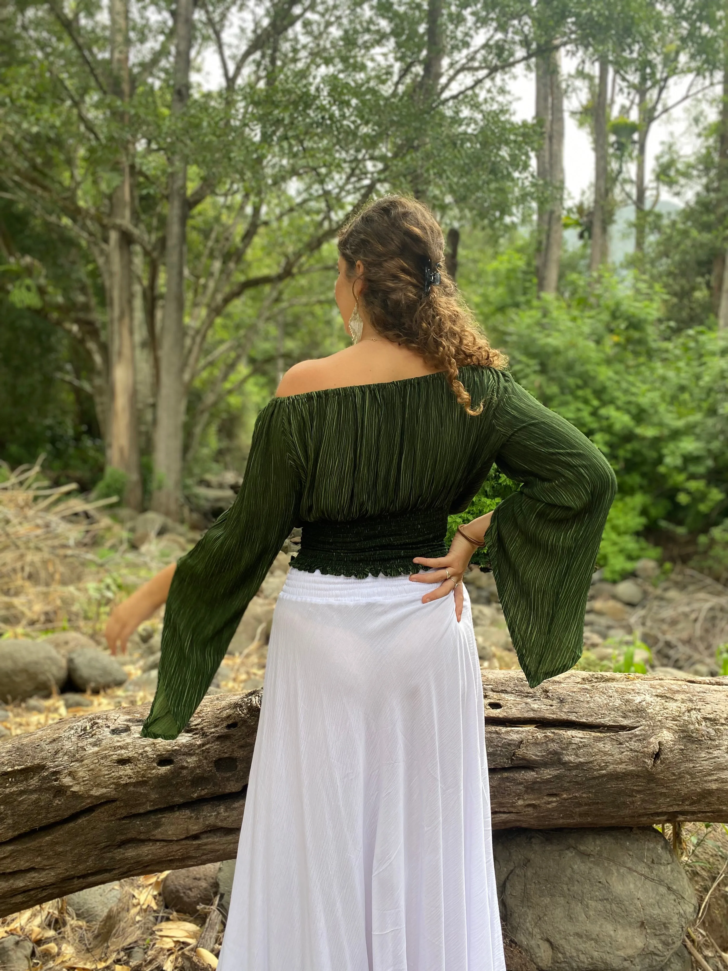 Stevie Top - Forest Green