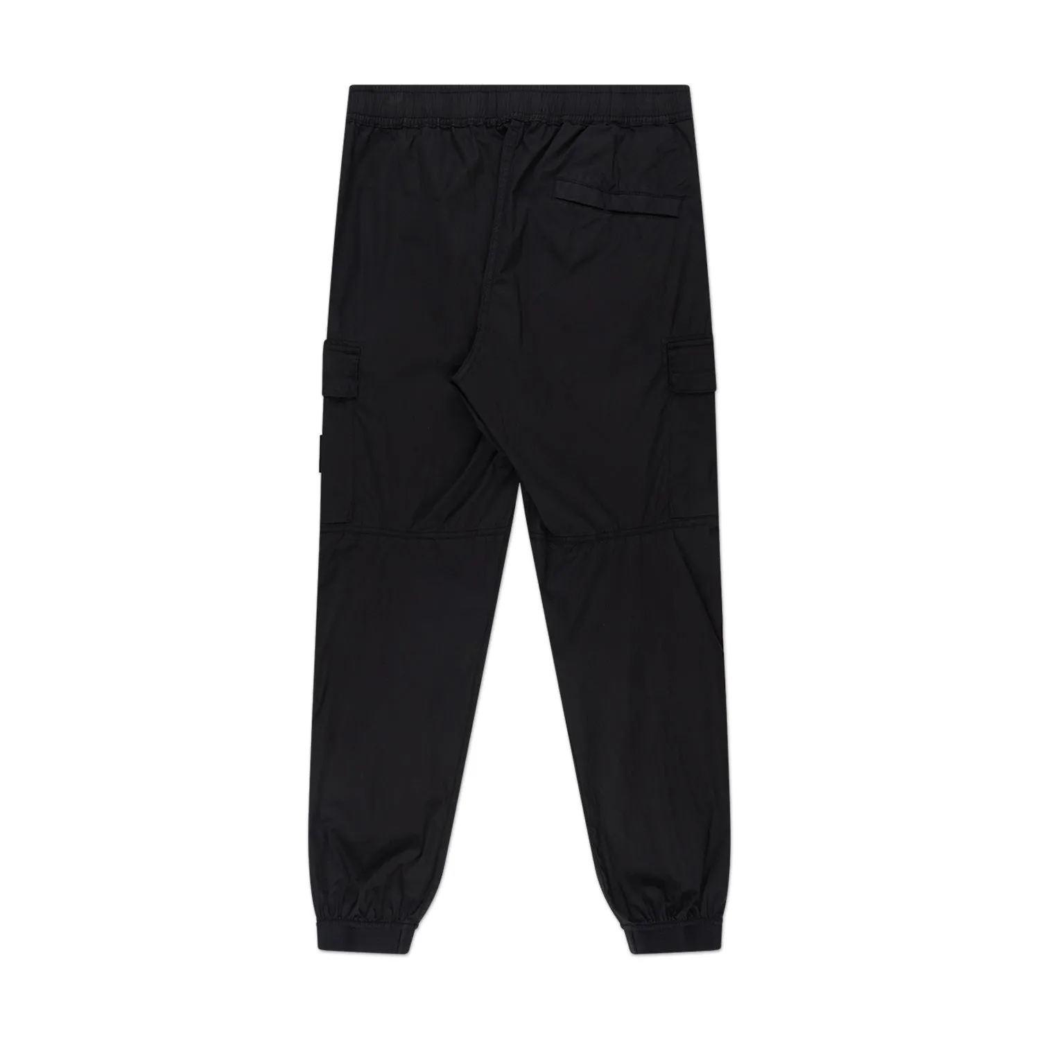 stone island regular fit cargo pants (black)
